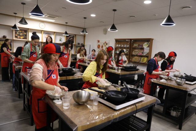 러시아 정기한식마스터 클래스. 문체부 제공